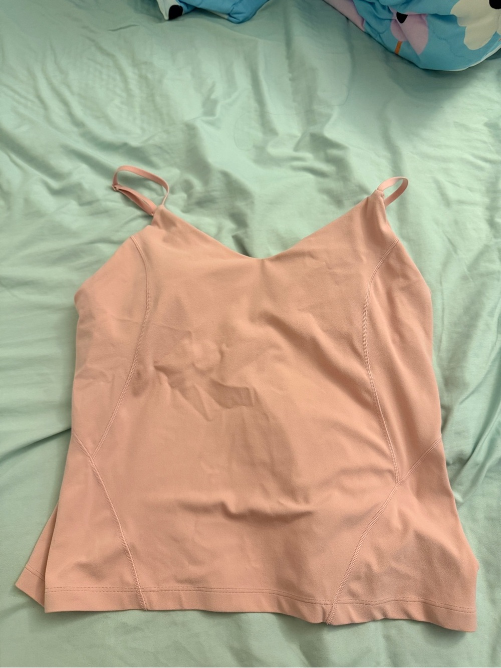 lululemon athletica Pink Peach Spaghetti-Strap Tank Top